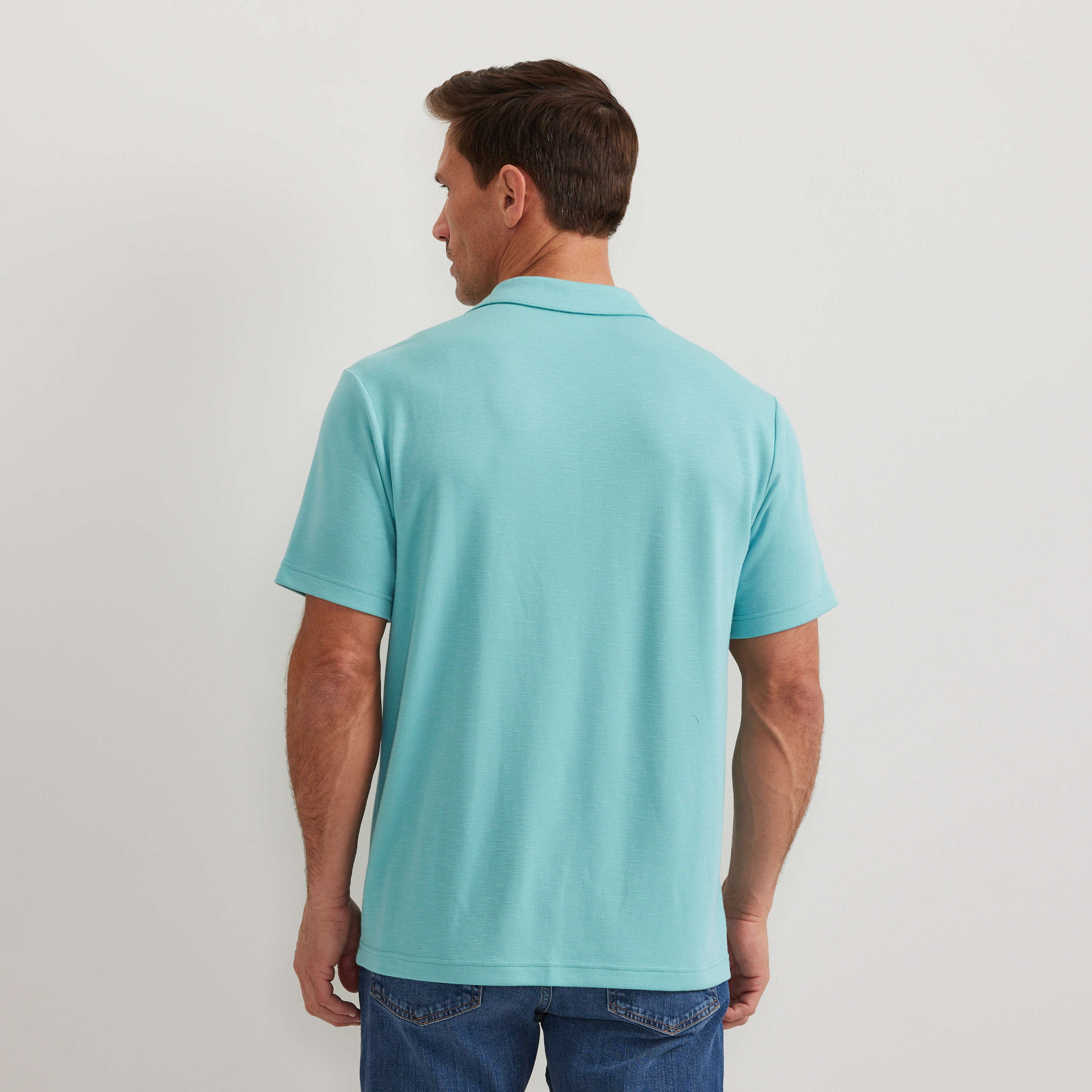 Men's Short Sleeve Journey Modal Polo Shirt